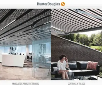 Hunterdouglas.com.ar(Cortinas, Persianas y Toldos) Screenshot