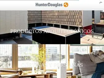 Hunterdouglas.com.ve(Hunter Douglas Venezuela) Screenshot