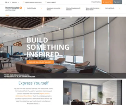 Hunterdouglascontract.com(Hunter Douglas Architectural) Screenshot