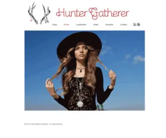 Huntergathererjewellery.com(Hunter Gatherer Jewellery) Screenshot