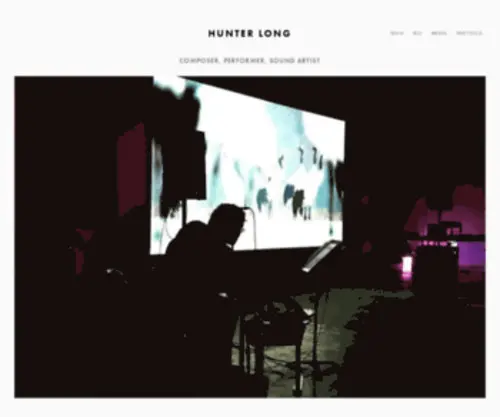 Hunterlongmusic.com(Hunter Long) Screenshot