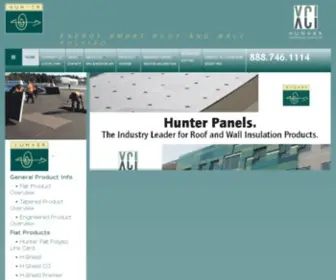 Hunterpanels.com(Polyiso Insulation) Screenshot