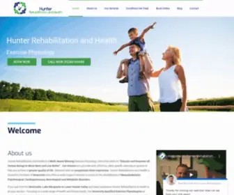 Hunterrehab.com.au(Hunter Rehabilitation and Health) Screenshot