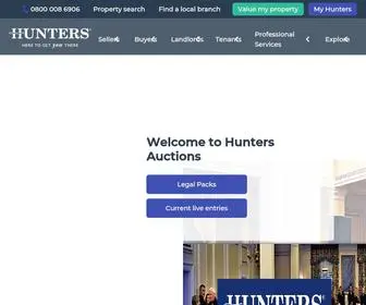 Hunters.com(Hunters Estate Agents) Screenshot