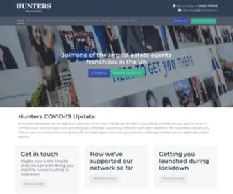 Huntersfranchising.co.uk(Estate Agent Franchise) Screenshot