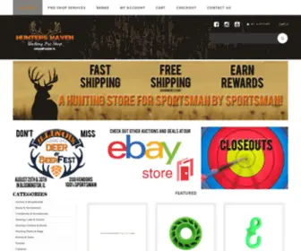 Huntershaven.net(Largest Online Selection of Hunting & Archery Equipment) Screenshot