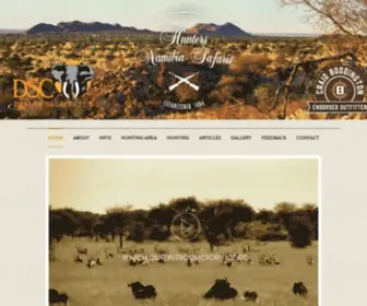 Huntersnamibia.com(Hunters Namibia SafarisHunters Namibia Safaris) Screenshot