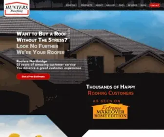 Huntersroofing.com(Roofers Northridge) Screenshot