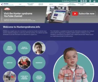 Huntersyndrome.info(Huntersyndrome info) Screenshot