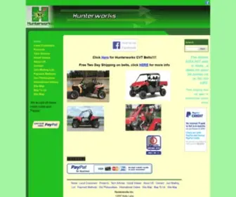 Hunterworks.com(Yamaha and Can AM Clutching) Screenshot