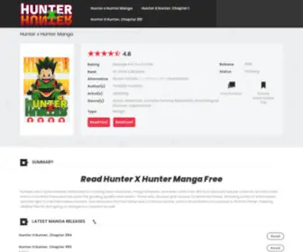 Hunterxhunter.site(Hunter x Hunter Manga) Screenshot