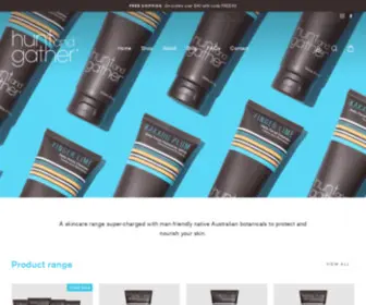 Huntgatherskincare.com(Hunt and Gather Natural Skincare) Screenshot