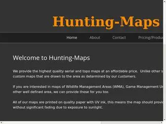 Hunting-Maps.com(Printed aerial hunting maps) Screenshot