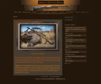 Hunting-Rifles.com(American Hunting Rifles) Screenshot