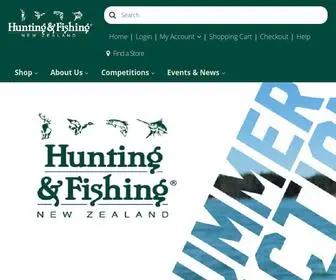Huntingandfishing.co.nz(Hunting & Fishing New Zealand) Screenshot