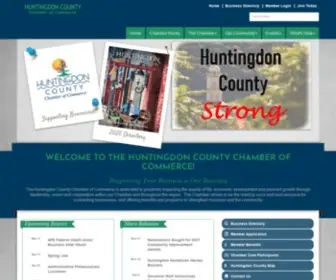 Huntingdonchamber.com(Huntingdon County Chamber of Commerce) Screenshot