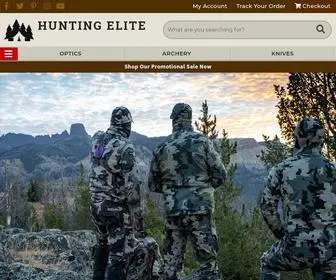 Huntingelite.com(Hunting Gear to Complement Your Skills) Screenshot