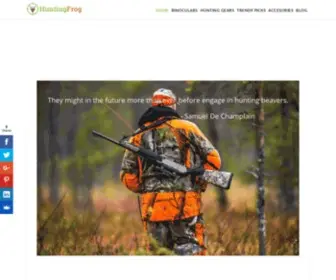 Huntingfrog.com(Your Favorite Hunting Blog) Screenshot