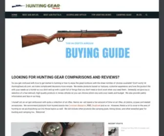 Huntinggearlab.com(Hunting Gear Reviews & Comparison) Screenshot
