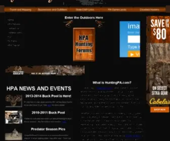 Huntingpa.com(The Outdoor Community) Screenshot