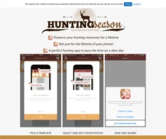 Huntingseason.com(Hunting App) Screenshot