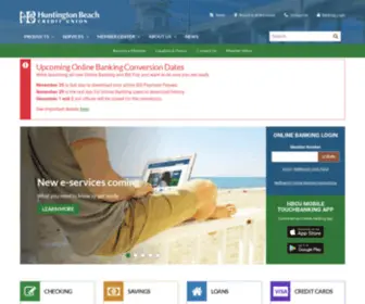 Huntingtonbeachcu.org(Huntington Beach Credit Union) Screenshot