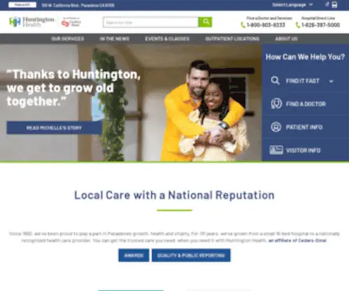 Huntingtonhealth.org(Huntington Hospital) Screenshot