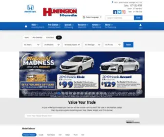 Huntingtonhondacars.com Screenshot