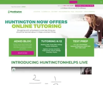 Huntingtonlearning.com(Huntington Learning Center) Screenshot