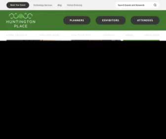 Huntingtonplacedetroit.com(Huntington Place) Screenshot