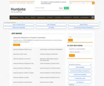 Huntjobz.com(Home) Screenshot