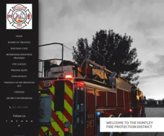 Huntleyfpd.org(Huntley Fire Protection District) Screenshot