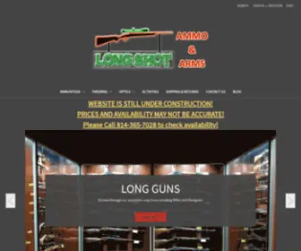 Huntlongshot.com(Long Shot Ammo & Arms) Screenshot