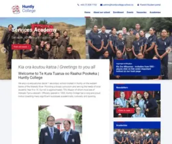 Huntlycollege.school.nz(Huntlycollege) Screenshot