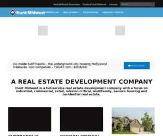 Huntmidwest.com(Kansas City Real Estate Development Company) Screenshot