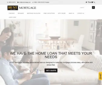 Huntmortgage.com(Home Mortgage Loans) Screenshot