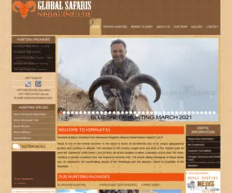 Huntnepal.com(Bluesheep Hunting in Nepal) Screenshot