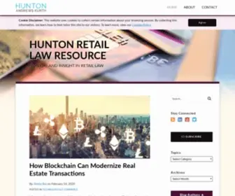 Huntonretailindustryblog.com(Hunton Retail Law Resource) Screenshot