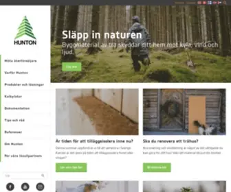 Hunton.se(Bygg med trä) Screenshot