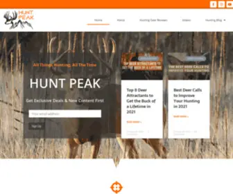 Huntpeak.com(Hunting News & Tips for Hunters) Screenshot