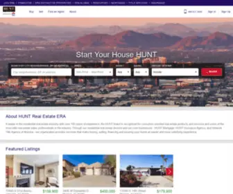 Huntrealestateaz.com(Real Estate Services from HUNT Real Estate ERA) Screenshot