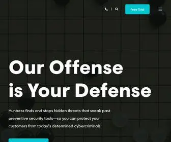 Huntress.com(Managed Detection and Response with ThreatOps for IT Resellers) Screenshot