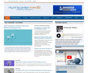 Huntscanlon.com(Executive Search and Recruiting Industry News) Screenshot