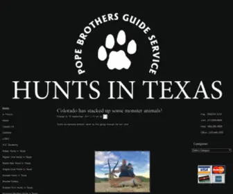 Huntsintexas.com(Huntsintexas) Screenshot