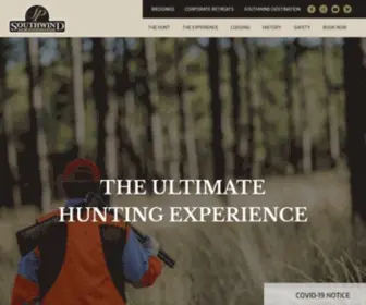 Huntsouthwind.com(SouthWind Plantation) Screenshot