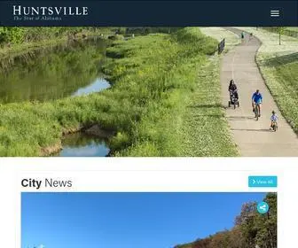 Huntsvilleal.gov(City of Huntsville) Screenshot