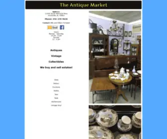 Huntsvilleantiquemarket.com(The Antique Market) Screenshot