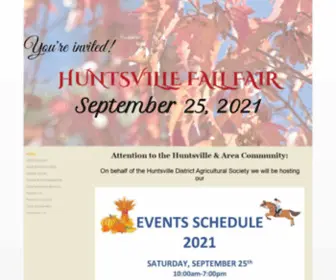 Huntsvillefallfair.com(Home) Screenshot