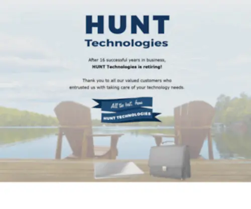 Hunttechnologies.ca(Frustrated with technology) Screenshot