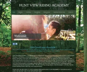 Huntviewhorsefarm.com(Home) Screenshot